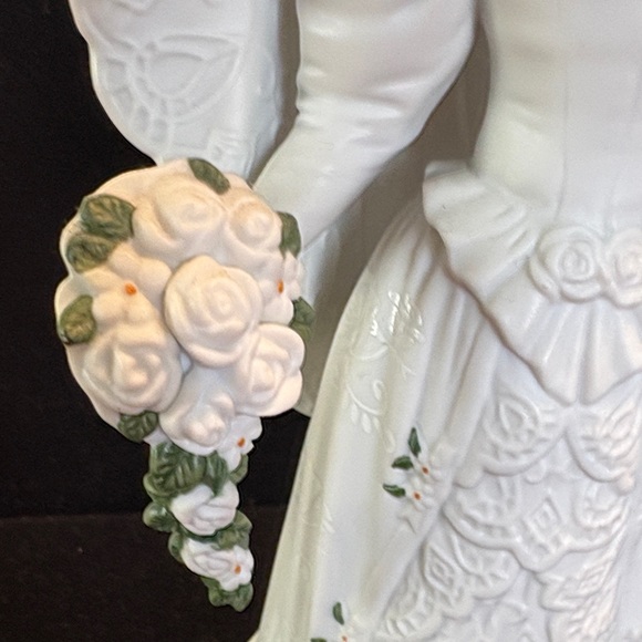 Lenox Bride Sculpture with White and Pink Accents - Picture 4 of 8